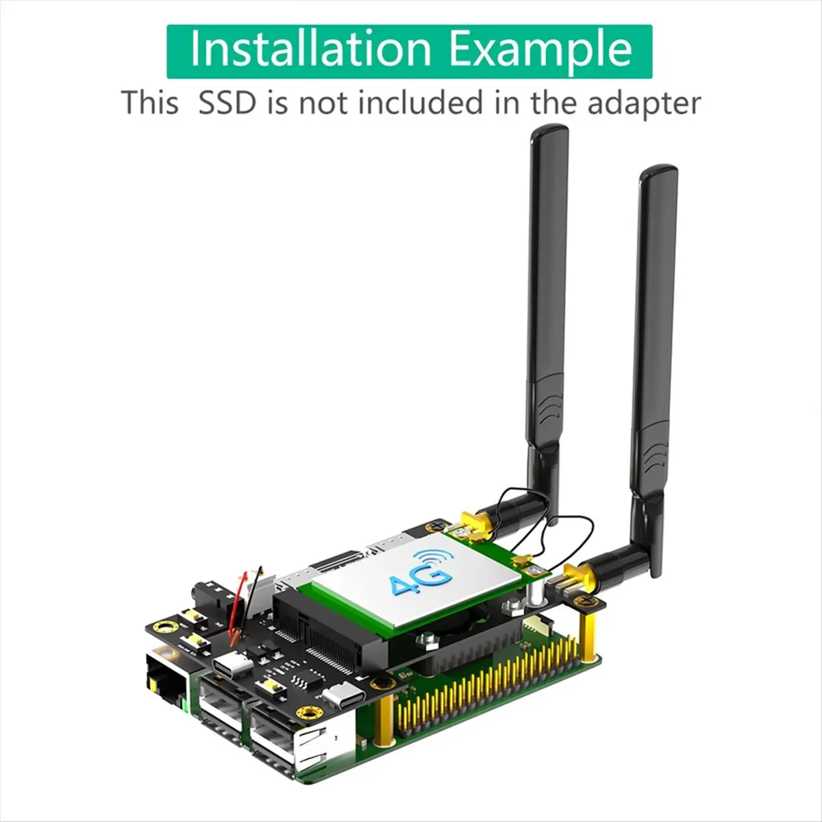 A72Z 3G 4G LTE Basic HAT for Tinker Board Rock64 Media Latte Panda Cooler Fan
