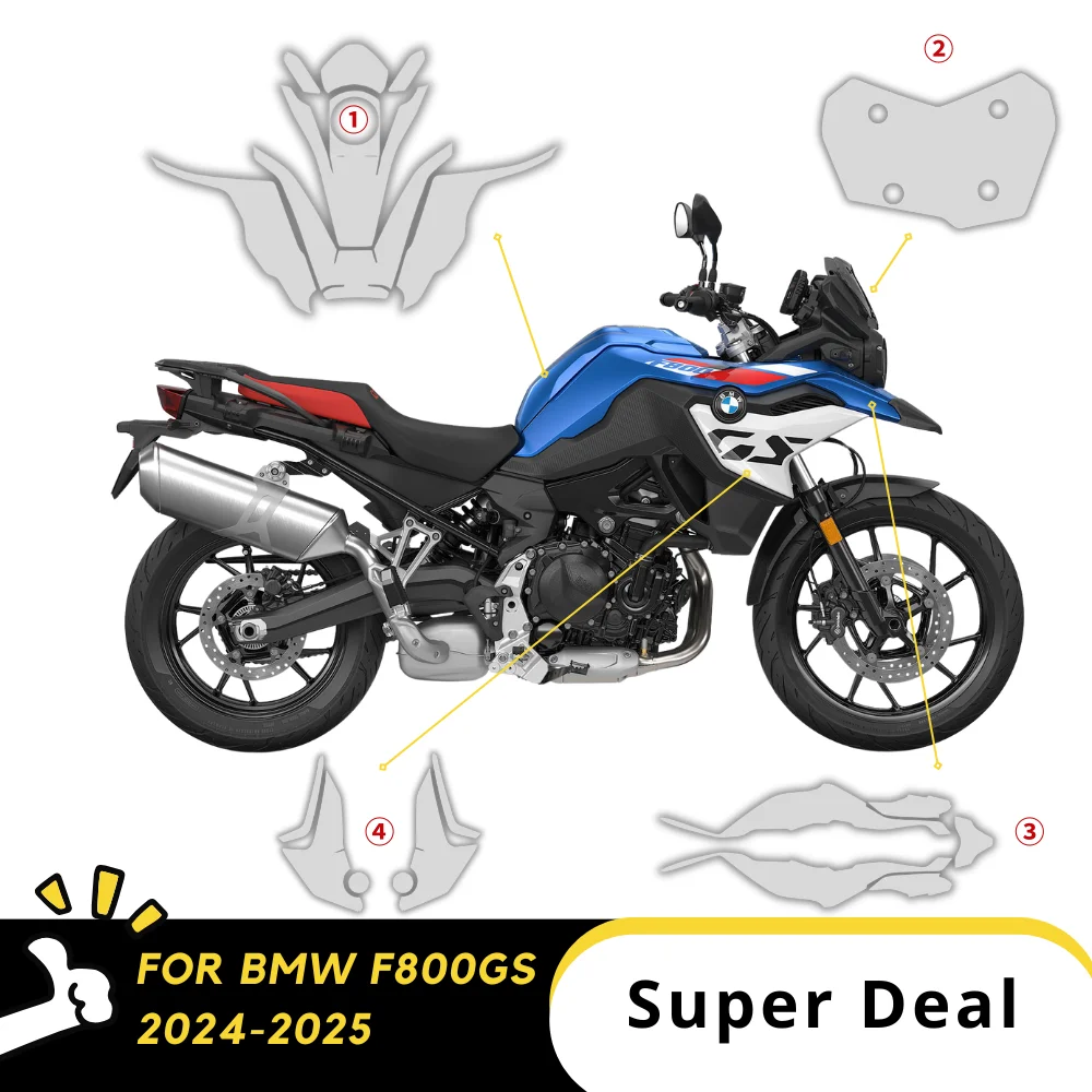

For BMW F800GS 2024-2025 PPF TPU Protective Film Full Body Paint Protection Scratch Resistant Kit f800gs 2024 f800gs 2025