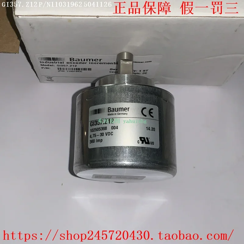 

2025 GI357.Z12 P/N11031962 5041126 Baumer Encoder For Printing Machines