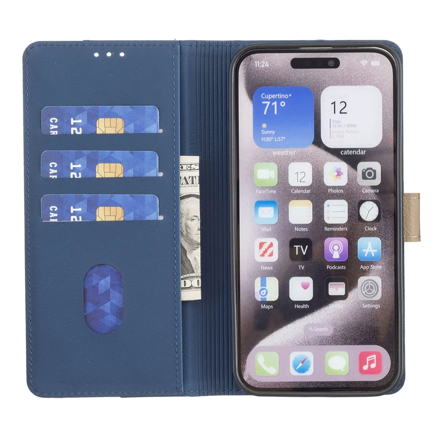 حافظة جلدية للأعمال لهاتف OPPO Reno 13F 11F 7Z 5F 5Z 5G حافظة بطاقات محفظة قلابة