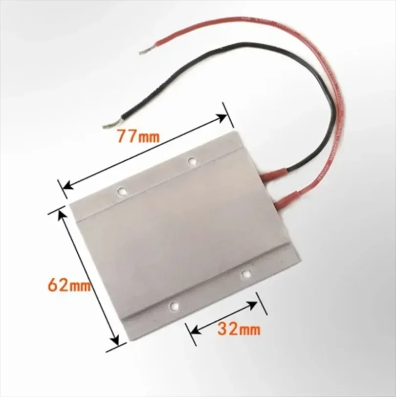 1 قطعة سخان الهواء السائل درجة حرارة ثابتة السيراميك 77X62X6mm PTC لوحة التدفئة 12 فولت 24 فولت 110 فولت 220 فولت 60C 70C 80C 100C-250C