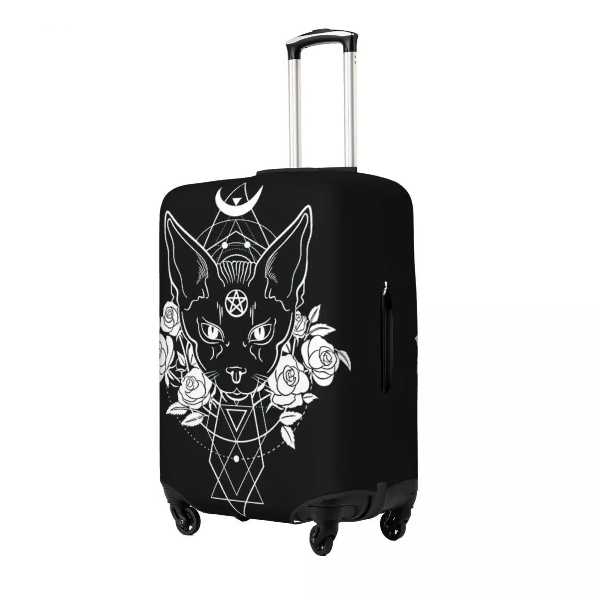 Wicca Print Luggage Protective Dust Covers Elastic Waterproof 18-32inch Suitcase Cover Travel Accessories