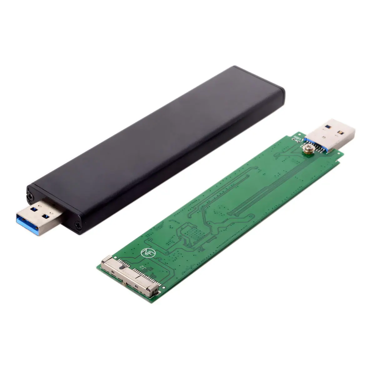 

USB 3.0 Male To 17+7pin SSD HDD Hard Disk Cartridge Drive For 2012 Mac Air A1465 A1466