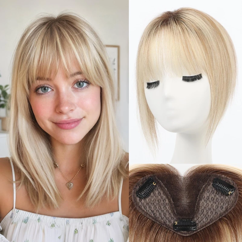topper-per-capelli-umani-con-frangia-e-riflessi-biondi-sfumati-8-pollici-base-in-pizzo-annodata-a-mano-360°-°-copertura-per-la-perdita-di-capelli-nelle-donne