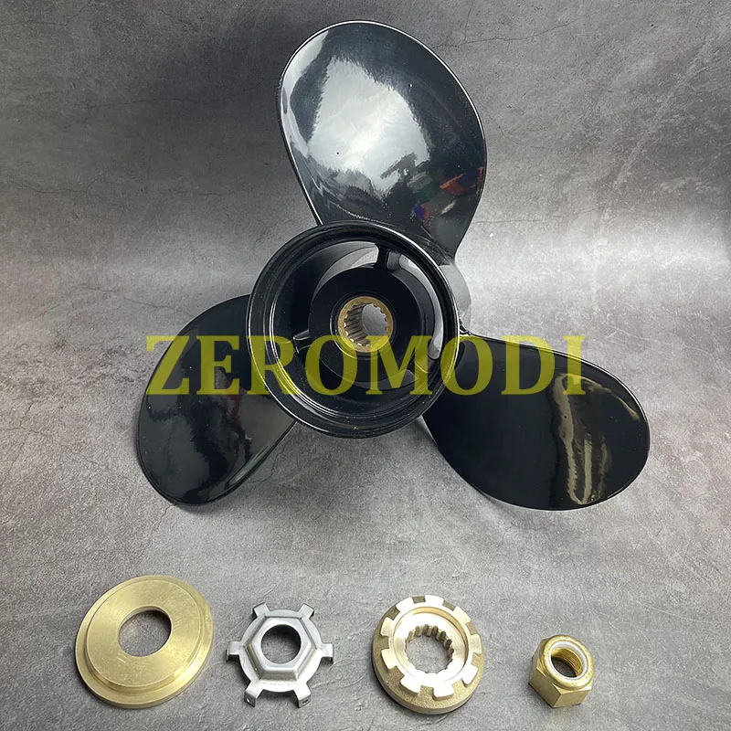 

New Black Aluminum Alloy Outboard Propeller Motor 13x19 for Mercury 40-140HP 48-77346A45 Engine Vehicle Boat Parts Accessories