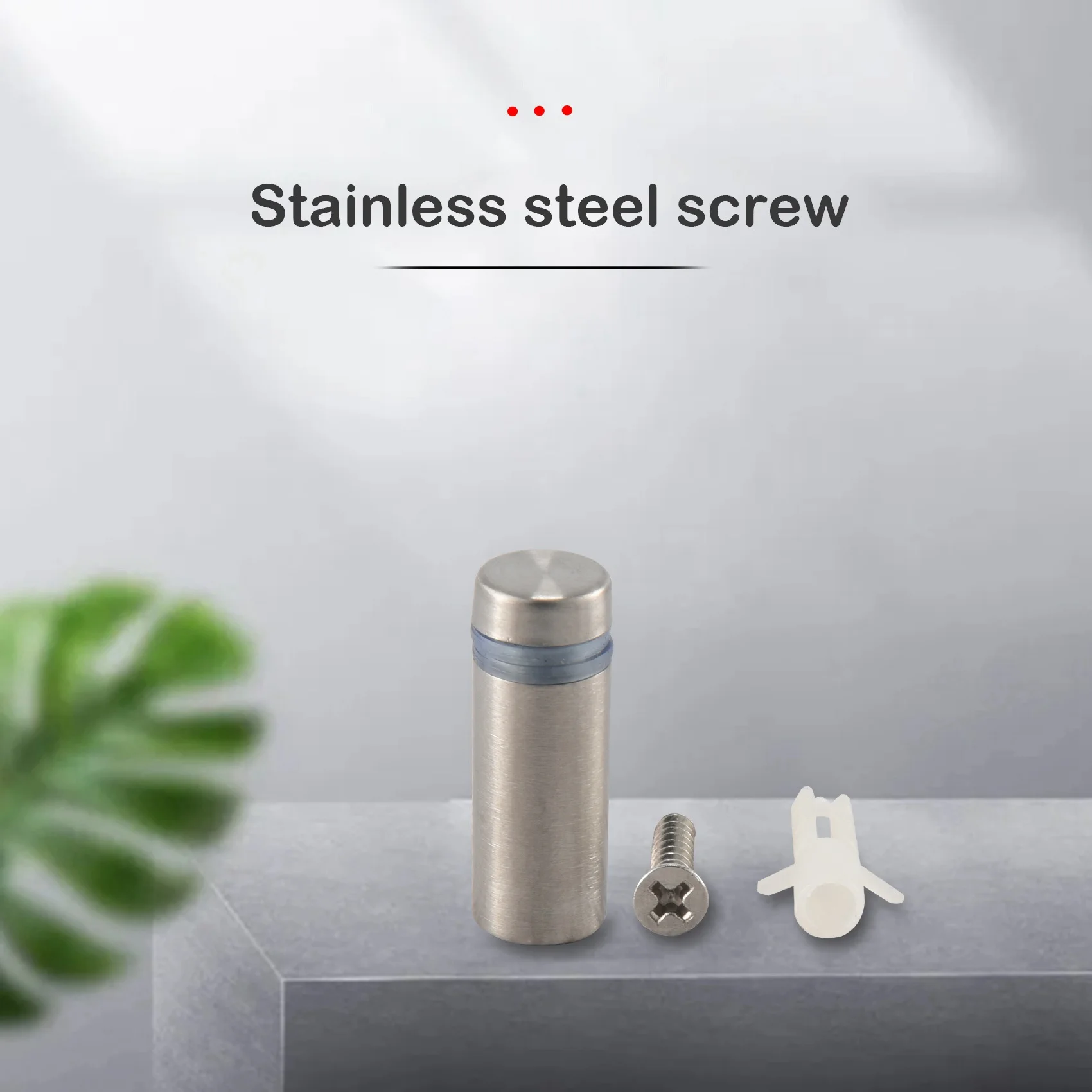 

24 Packs Advertising Screws Standoff Mounts Glass Acrylic Nail Mounts Screws For Displaying Acrylic Board And Signage-B51B