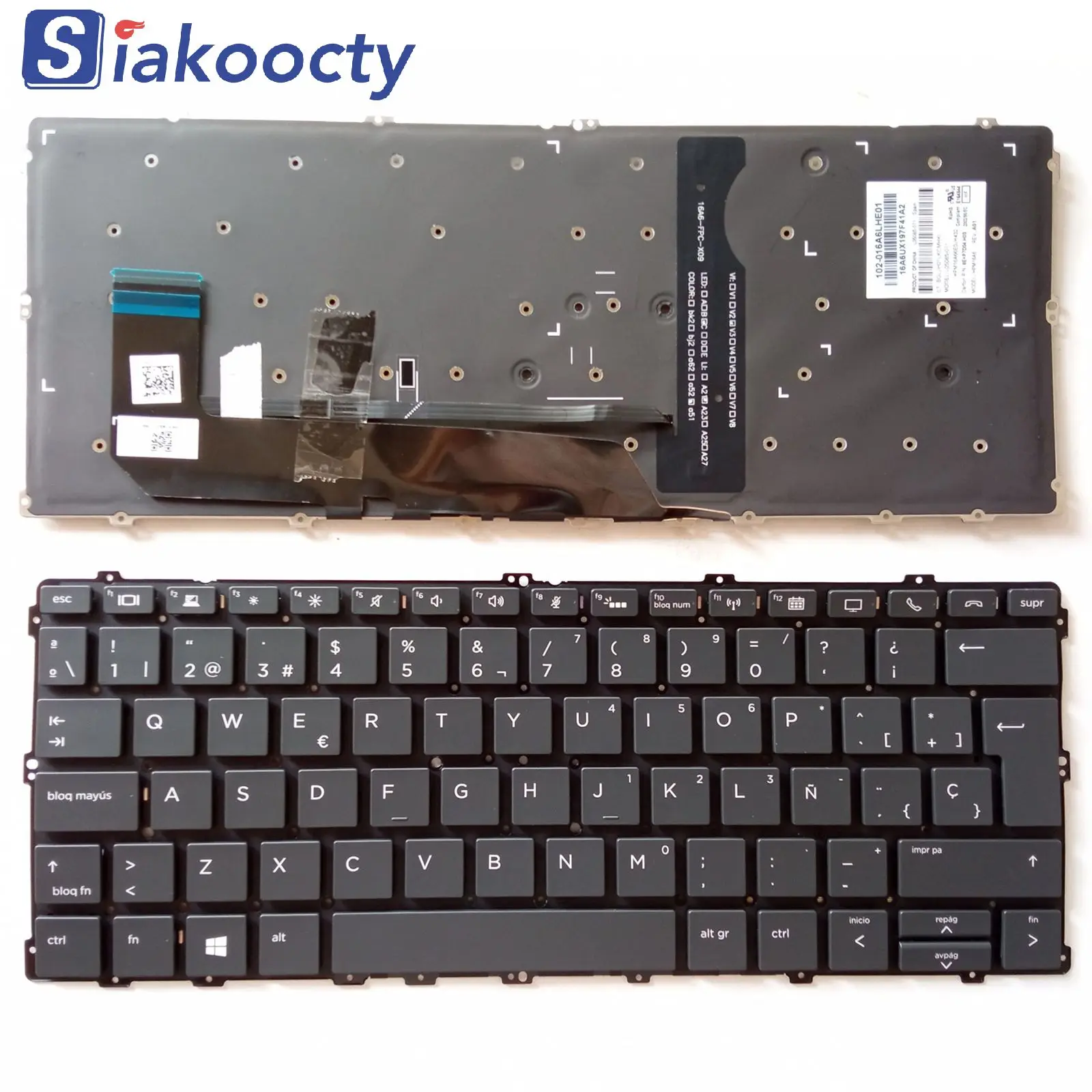 para hp Elitebook X360 1030 g2 1030 g3 1030 g4 Hsn104c Q10c sp Teclado Retroiluminado