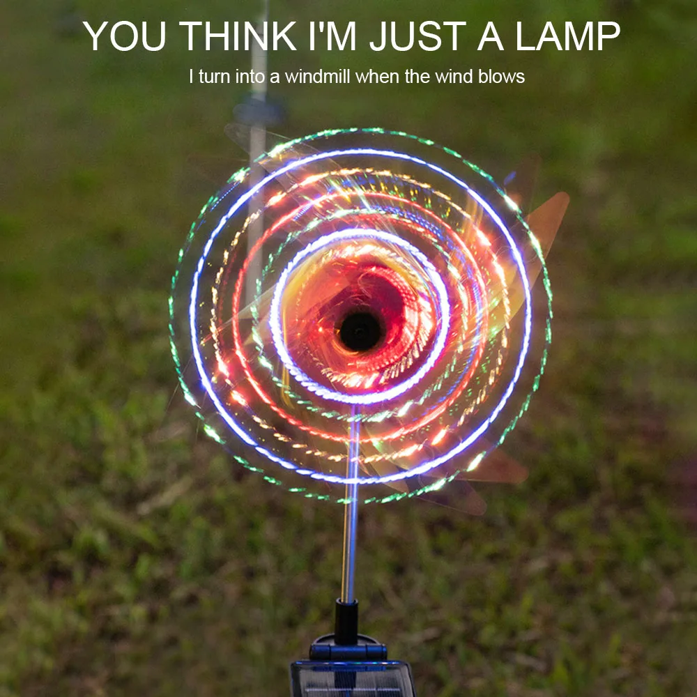 

2 шт. забор со светодиодными фонарями, 8 режимов, дорожка, украшение для двора, солнечный ветер, вертушки, фея, открытый сад, кол, патио, лужайка