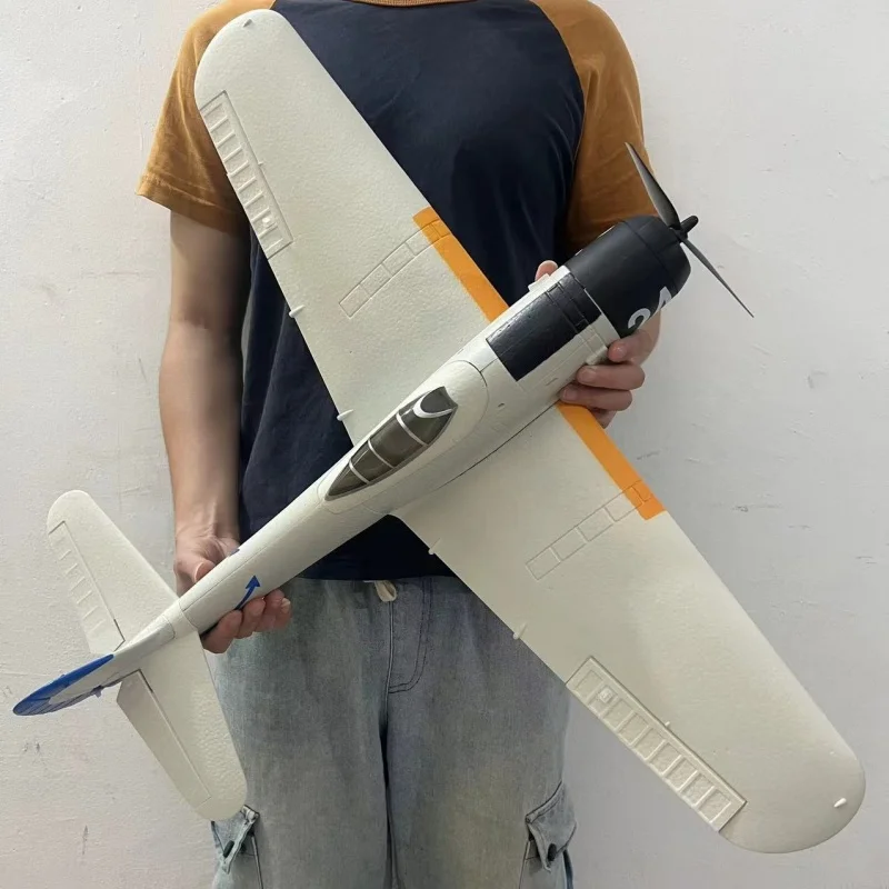 Avião de controle remoto Fighter Stunt Sailplane, modelo de avião elétrico de asa fixa, tamanho grande, brinquedo infantil, K84, quatro canais