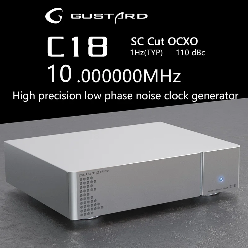 Gustard C18 오디오 시계, OCXO, 10M