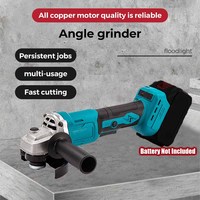 1000W 125Mm/100MM Brushless Angle Grinder 3 Gears Cordless Grinding Machine Cutting Woodworking For Makita 18V-21V Battery Pins