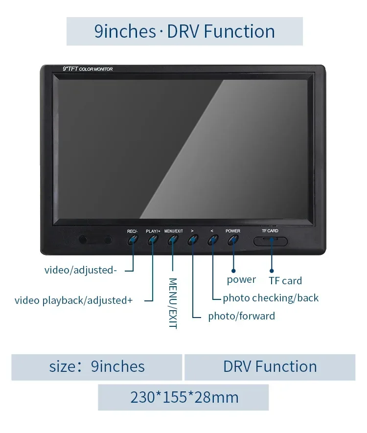 Best sell 9inch Display Screen Sewer 16 GB DVR Video Industrial System for Outdoor Drain CMOS Box C