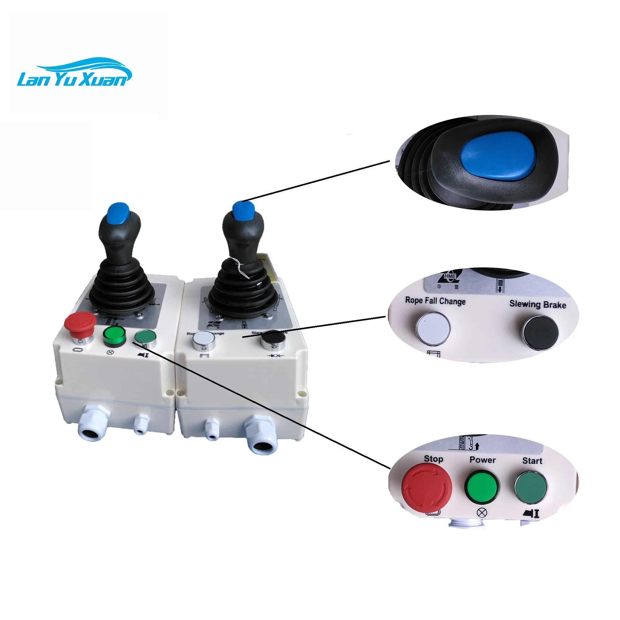 

Hot sale tower crane controller joystick For Tower crane spare parts