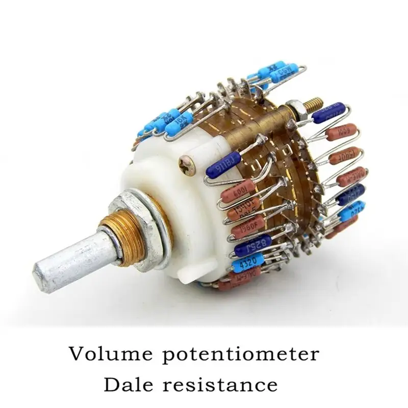 2026 New ALPS 2.0 Channels Attenuator Volume Potentiometer Switch Dale Resistor For Audio Amplifier Control Unit