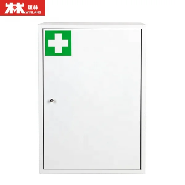 Wholesale Large First Aid Medical Box Eco-Friendly Metal Medicine Cabinet with Wall Mount Modern & Classic Design Lockable