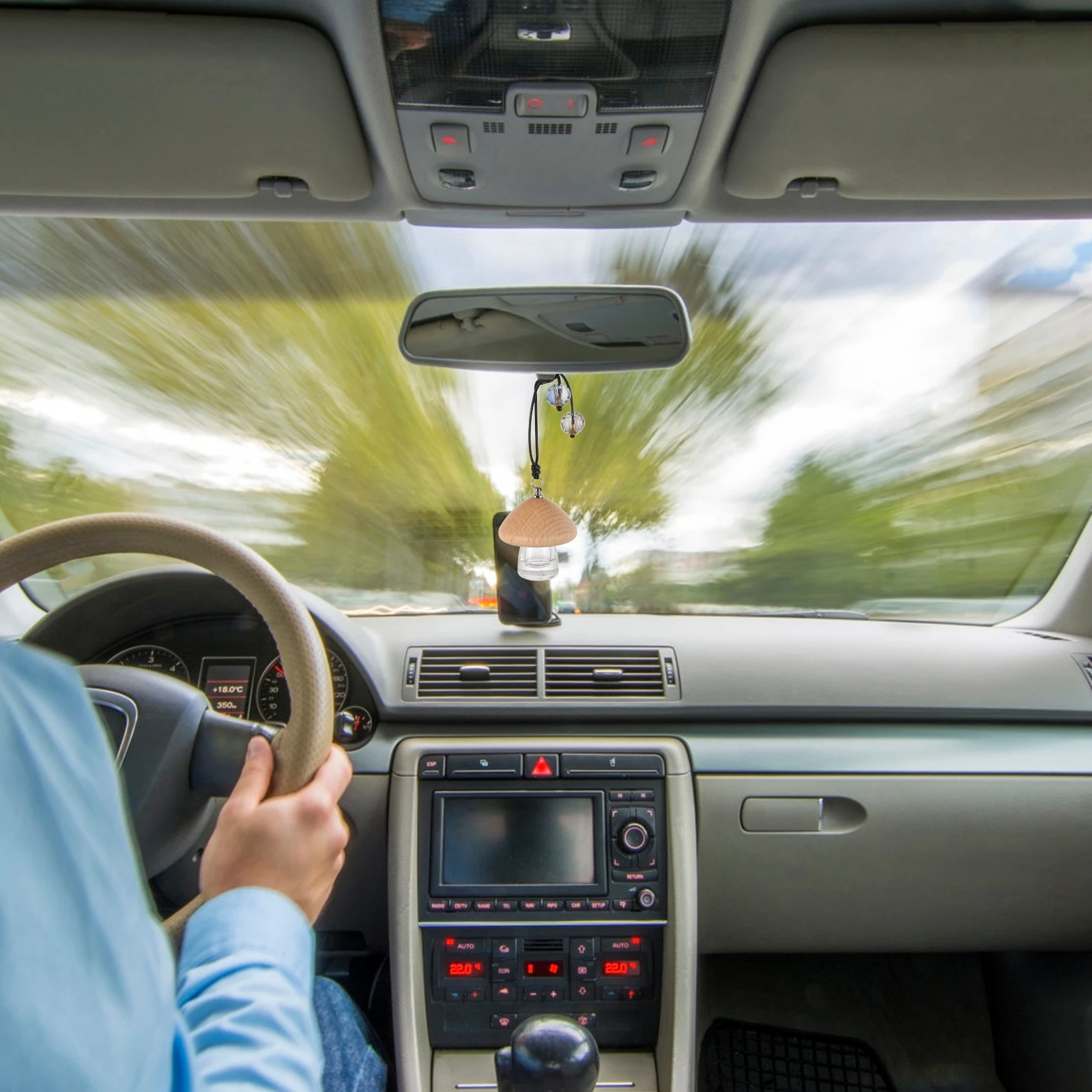 

Car Air Freshener Bottle 5Ml Refillable Mini Hanging Aromatherapy Bottle For Car Office Bedroom Wardrobe Toilet Decor