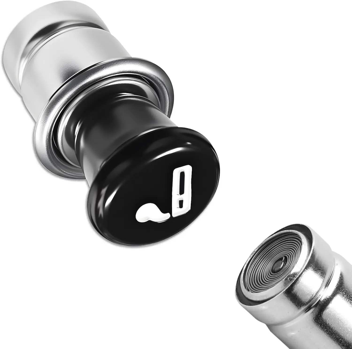 Car Cigarette Lighter, Pop-Out Car Cigarette Lighter, Metal Plastic Construction Cigarette Lighter, 12V Lighter Plug Auto Replacement Accessories Fits for Most Vehicles Socket