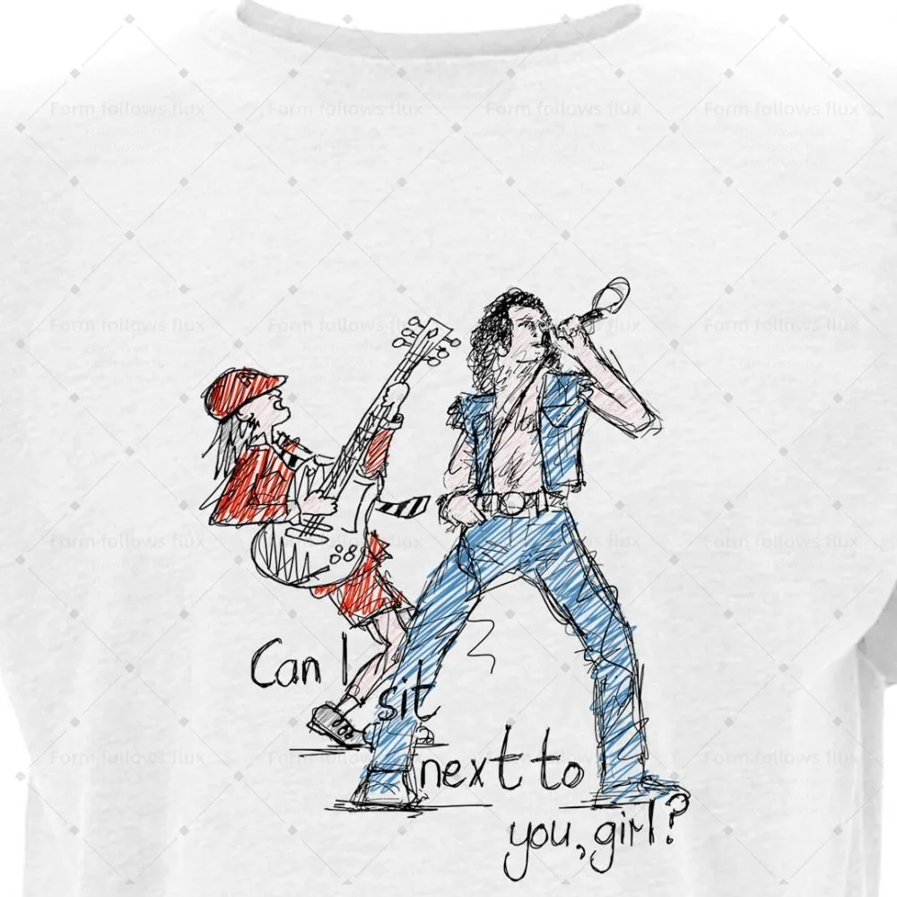 

2026 men T-Shirt Hoodie AccaDacca Can I sit next to you girl Dads Rock Hand Drawn Comic style Unisex S-6XL Plus Size Friendly