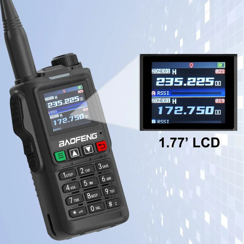 Baofeng UV18 Pro Max GPS AM FM Six-Band Walkie Talkie Wireless Copy Frequency 999CH Long Range Type-C UV-G28 Pro Two Way Radios
