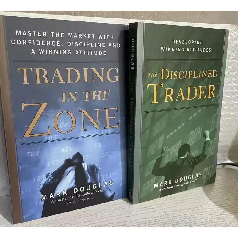 2 Books/Set By Mark Douglas Trading In The Zone And The Disciplined Trader Book Paperback in English
