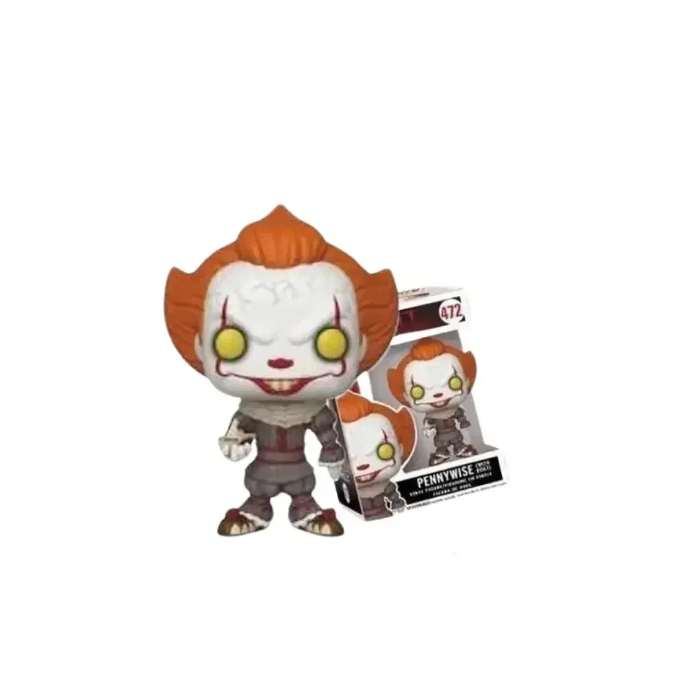 2 قطعة Funko POP Pennywise مع BallonPVC عمل لعبة نموذج دمية الفينيل الشكل جوكر IT Tm مهرج نموذج الاطفال عمل الشكل تويست