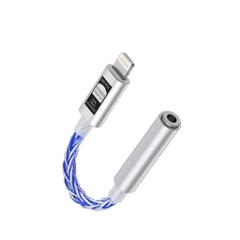 Jcally JM6 PROL CX31993 DAC MAX97220 AMP chip Upgraded 3.5mm to Ligh-ting Support PCM 384KHz/32bit