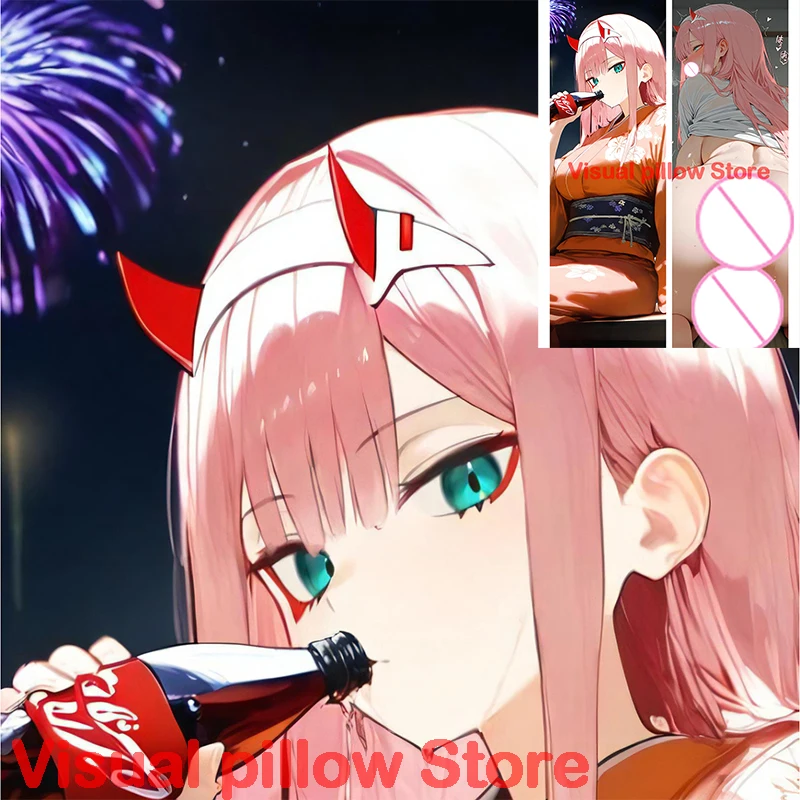 

Dakimakura anime Zero Two Double-sided Print Life-size body pillows cover Customization diy Adult pillowcase ai girl