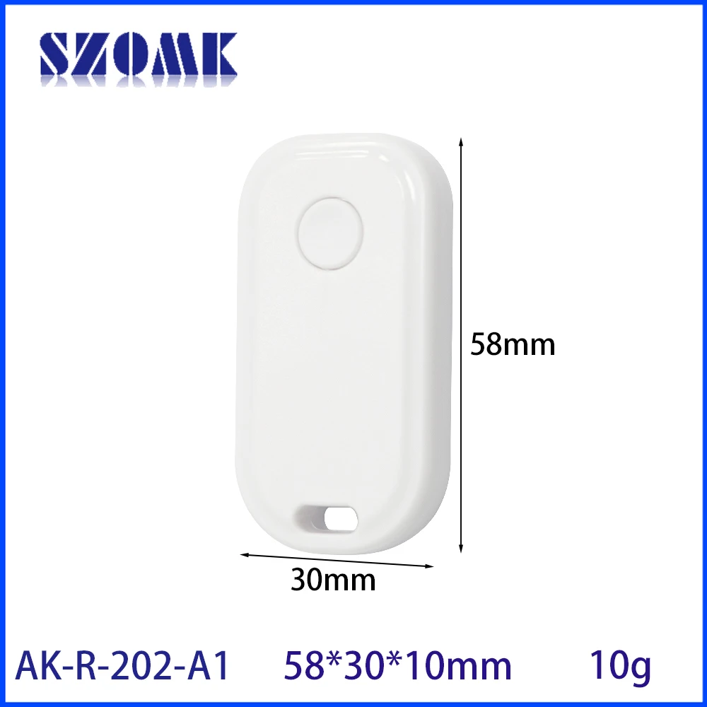 58*30*10mm Button Abs Tracker Box Fitag Device Shell Mobile Phone Locator Lost Device Shell Remote Controller Plastic Housing