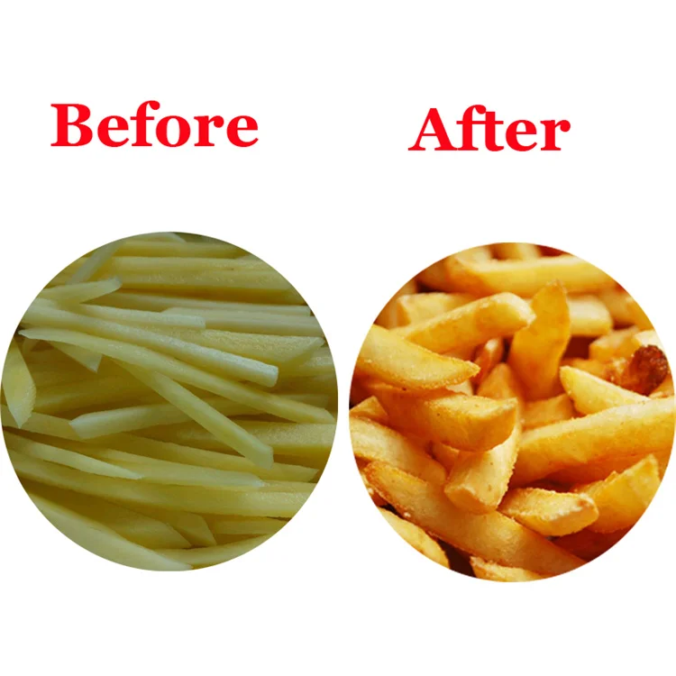 Industrial Continuous Frying Machine Electric Gas Snacks Fryer Machine