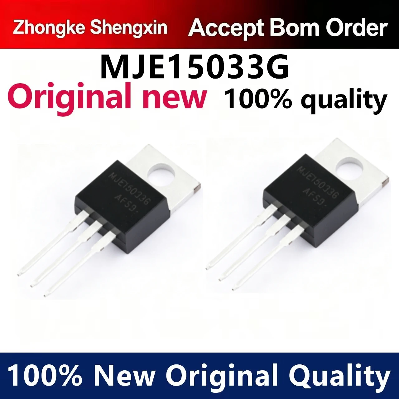 （5pcs）MJE15032G MJE15033G warehouse imported stock TO-220 pairing