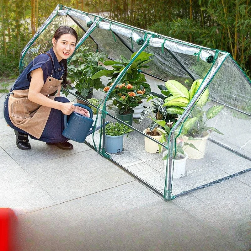 

Flower house insulation shed winter outdoor green plants succulent flowers gardening shed greenhouse household antifreeze