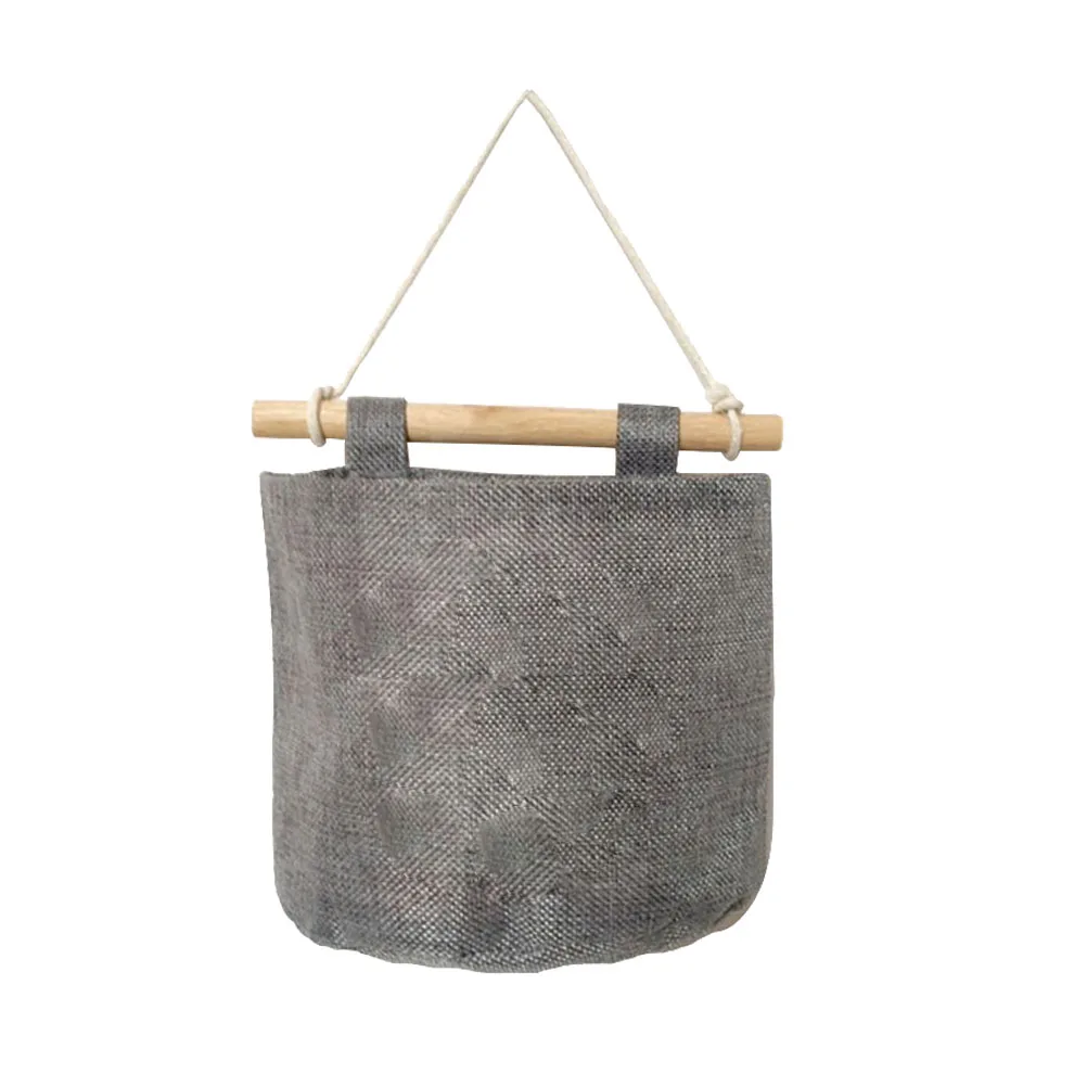

Sailboat Storage Bag Linen Hanging Organizer Vintage Wall Mounted Bags Home Decor Bedroom Bathroom Kitchen Office Storage