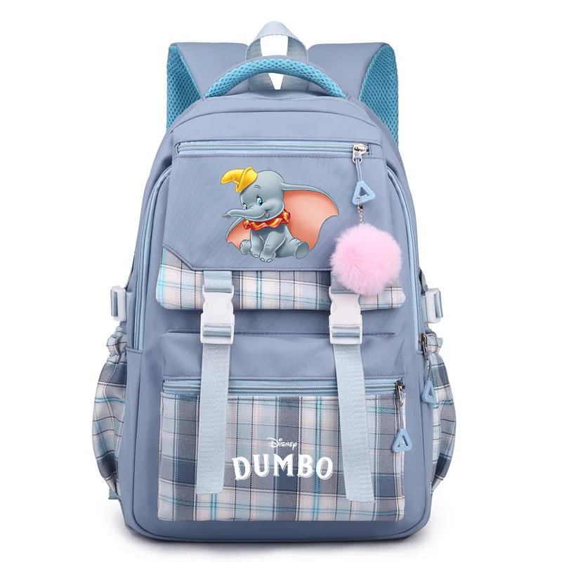 MINISO Dumbo Women's Backpack Boys Girls Bookbag Bag Student Teenager  Knapsack Schoolbag Rucksack Mochila