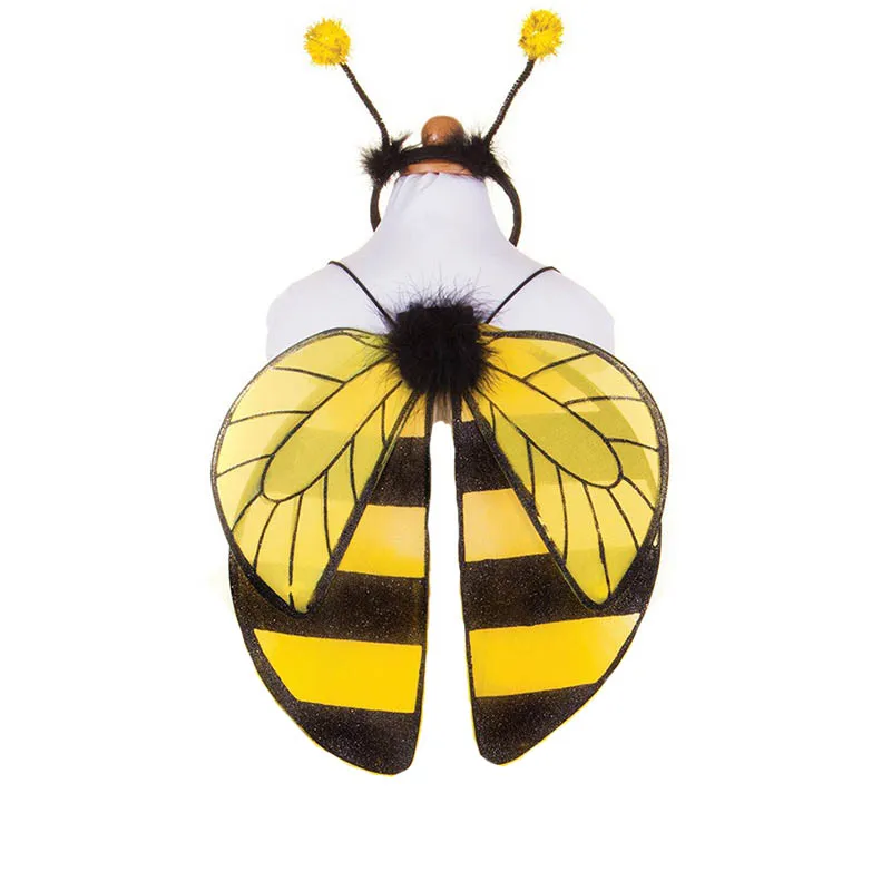 Diadema De Abeja Con Pompones Para Mujer | Disfraz De Abeja Para Cosplay, Carnaval Y Fiestas Temáticas | Accesorio Llamativo Y Divertido