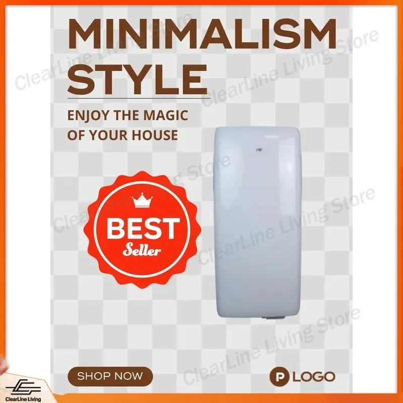 Portable Air Conditioner 9000BTU 1HP Mini AC Unit R32 Inverter 220V Smart Cooling for Home RV Bedroom Office Quiet Energy