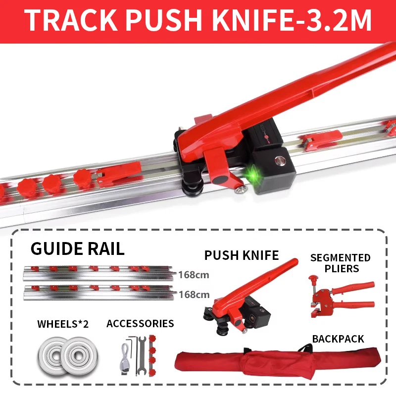 Large Plate Track Sliding Knife Push Knife Cutting Machine High Precision Rock Plate Floor Tile Cutter