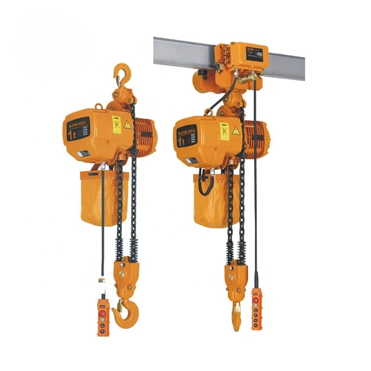 Crane Low Headroom Motorized Trolley 2 ton 7.5t Electric Chain Hoist 380v electric chain hoist electric winch with trolley