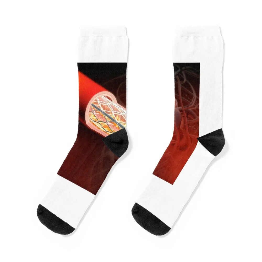 Angioplasty, illustration (C026/0895) Socks moving stockings kids Man Socks Women's