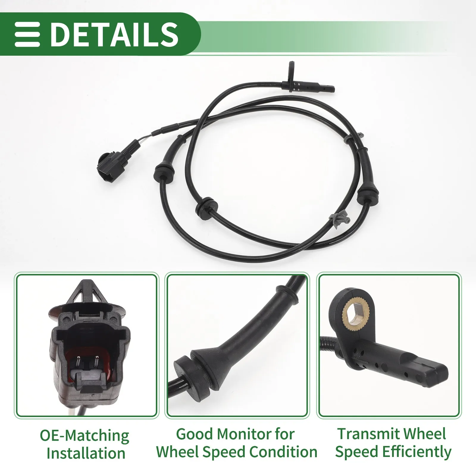 Para sensor de velocidade da roda abs sensor abs no.47910ed500 para nissan sentra 2007-2011