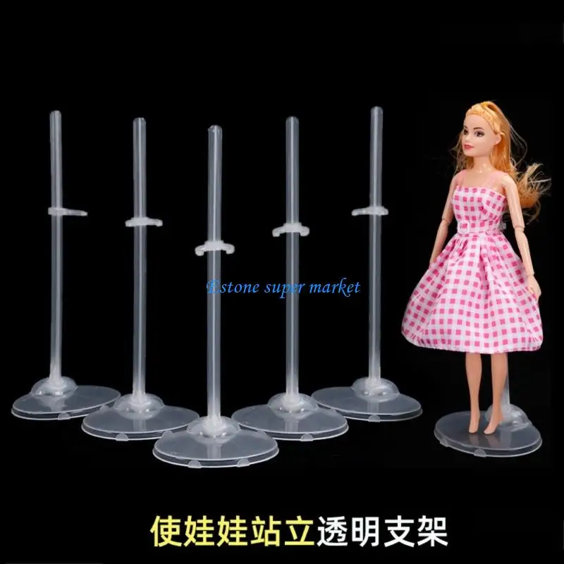 

090B Tooless Assembly Doll Stand With Support System ABS Lightweight Design
