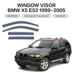 For BMW X5 E53 1999-2005 Air Deflectors Guard Rain Guard Smoke Window Visor Deflector Wind Vent Awnings Shelters