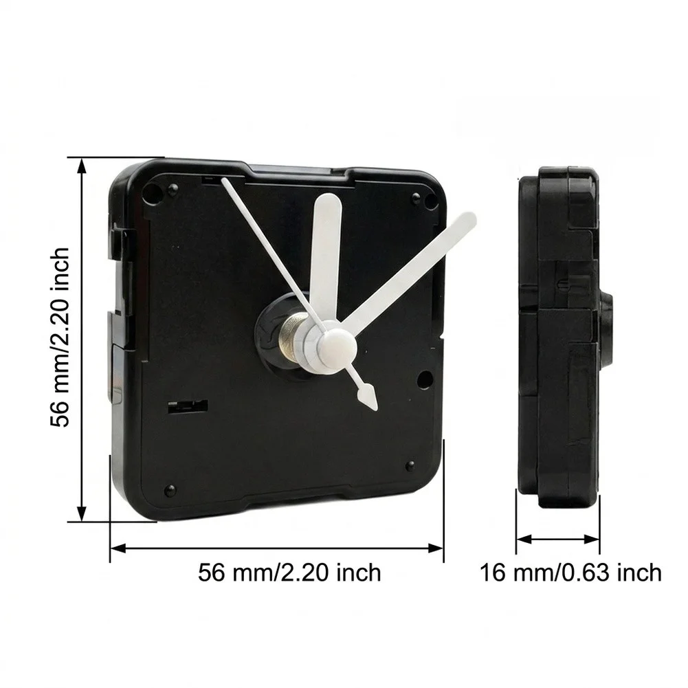DIY Silent Quartz Clock Movement for Custom Wall Clock Assembly Featuring Standard 5.5mm Thread and 13mm Shaft