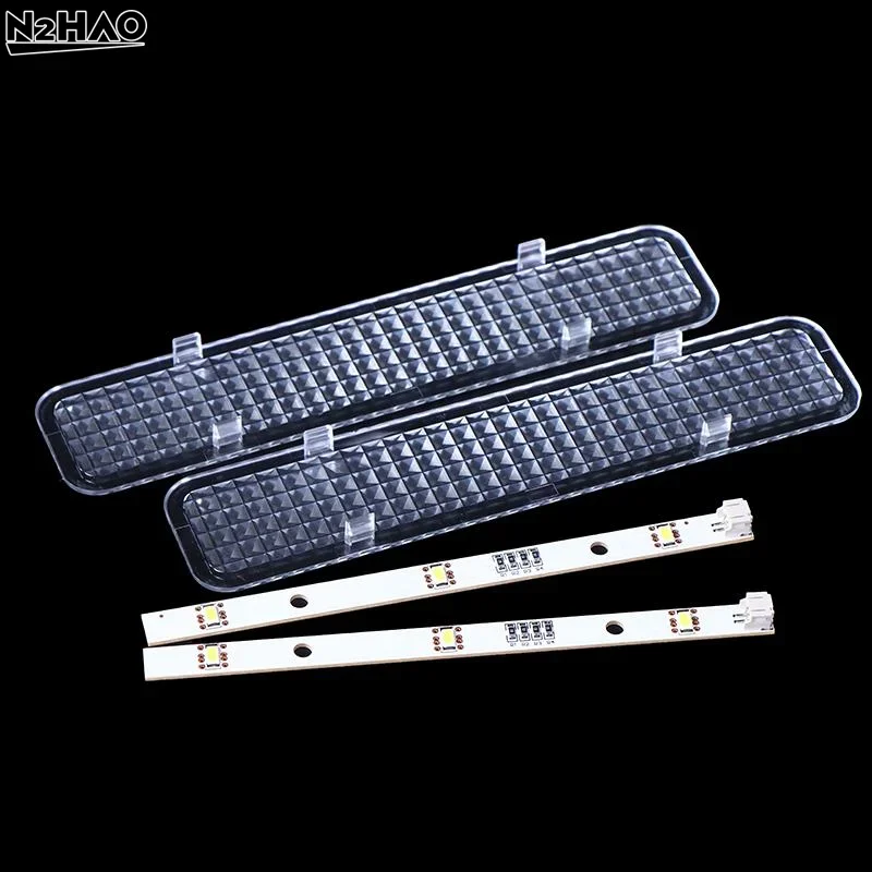 2 Pairs Plastic Freezer Refrigerator LED Strip Light Bar For E349766 MDDZ-162A 1629348 DC12V 2W HCDM415LC BCD-630WT