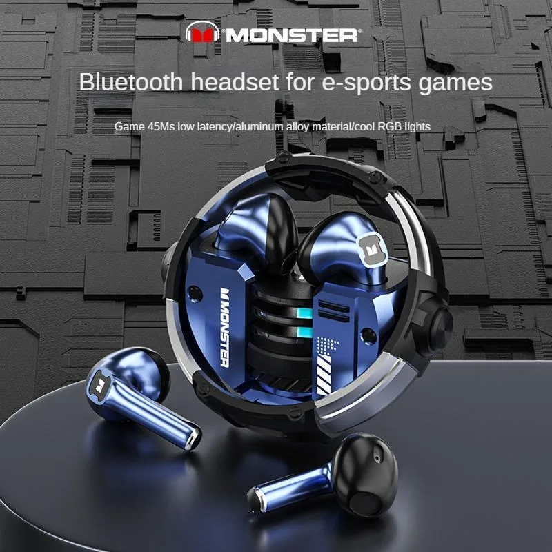 MONSTER Bluetooth headset XKT10 gaming e-sports 2024 new sports technology fashion trend headset