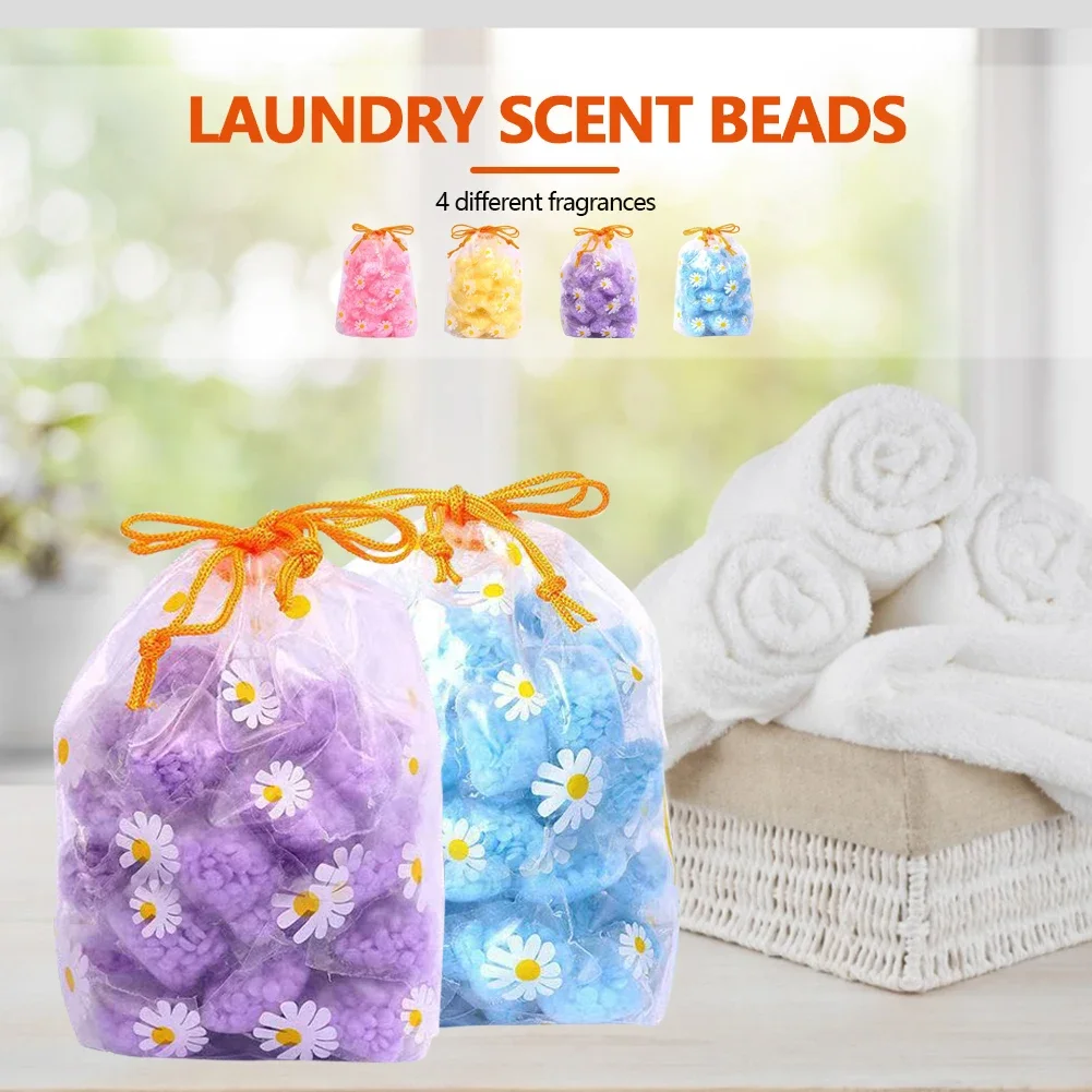 10Bag/Lot Magic Laundry Scent Beads Granule Clean Clothing Increase Aroma Refreshing Supple Water Soluble Aromatherapy Burst New