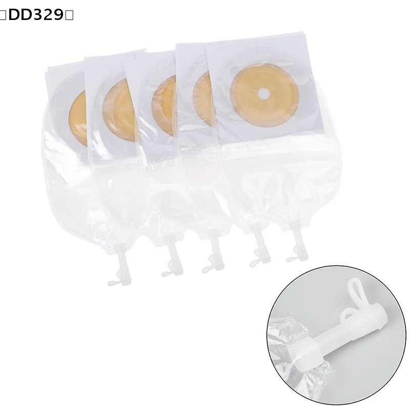 〔DD329〕10 Pcs Drainage Urostomy Bag Valve Closure Anti-Backflow Stoma Care Pouch