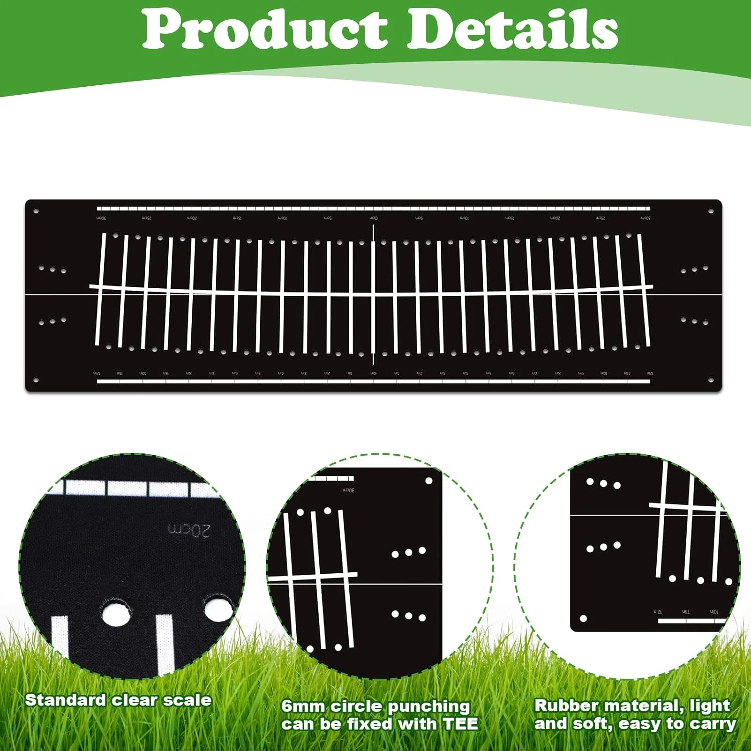 Indoor Golf Putting Mat -Pract - Alignment Stick Set review and price