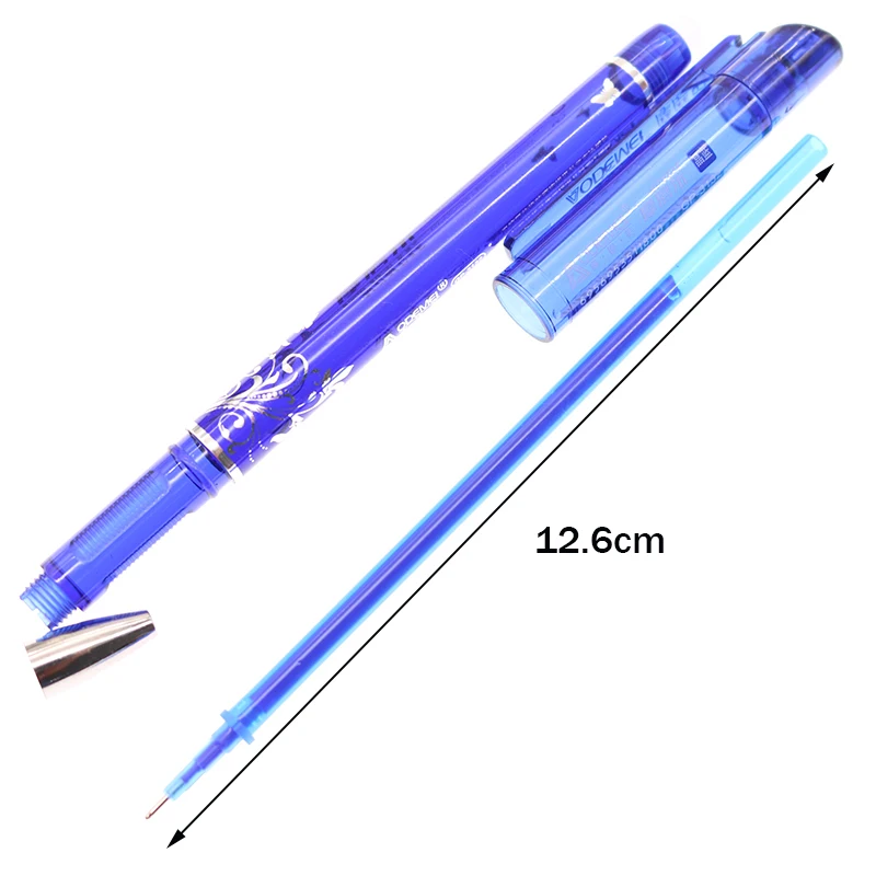 Magia Erasable Pen Recarga Lavável Handle Erasable Gel-Ink Pen Set Colorido Tinta Rod Papelaria para Material Escolar Escritório