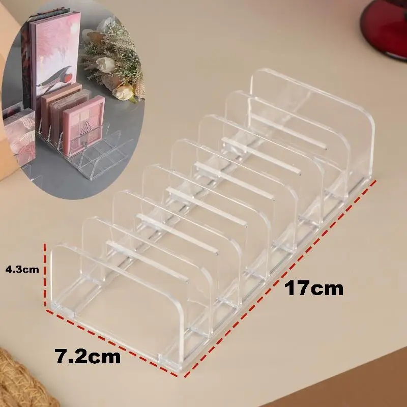 1Pcs CD Display Rack Clear Acrylic CD Holder Organizer Up To 14 Standard CD Cases Media Shelf Storage Solution
