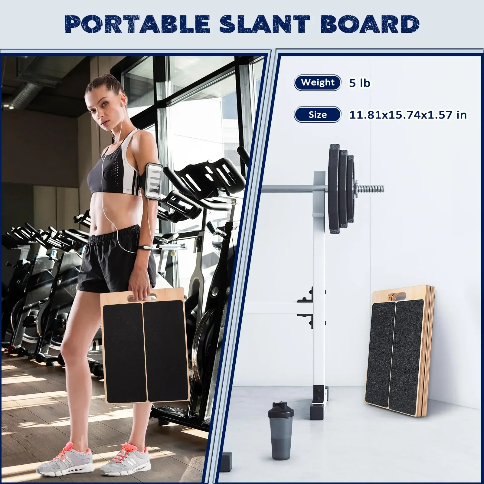 Versatile Wooden Wobble Balance Trainer Board - 360° Rotation, 15° Tilt Anti-Slip Plywood Workout Equipment for Adults, 330LBS Capacity Home Workout for At Home Gym & Back-to-School, Fall Use,sohochic